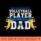 My Favorite Volleyball Player Calls Me Dad for Men Fathers - Printable PNG Graphics - Lifetime Access To Purchased Files