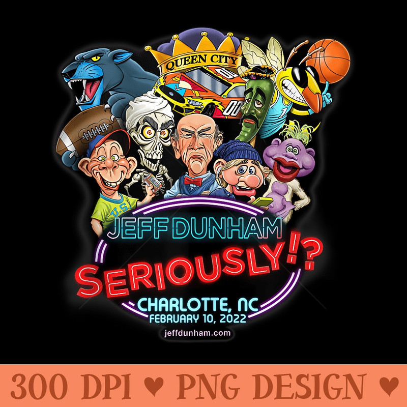 Jeff Dunham Charlotte, NC - High Resolution PNG image download - Premium Quality PNG Artwork