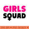 s PARTY SQUAD Power Feminine Girls Team - Free PNG download - Unlock Vibrant Sublimation Designs