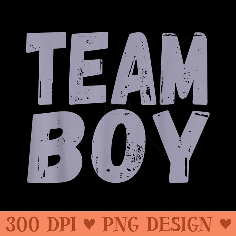 Team Gender Reveal Party Pink Blue Baby Announcement - High Resolution PNG Designs - Premium Quality PNG Artwork
