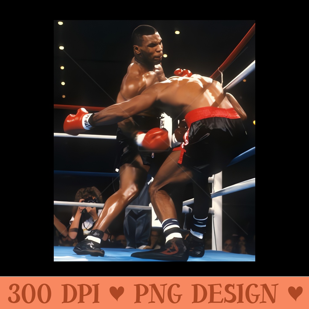 The Champ Mike Tyson - PNG design assets - Transform Your Sublimation Creations