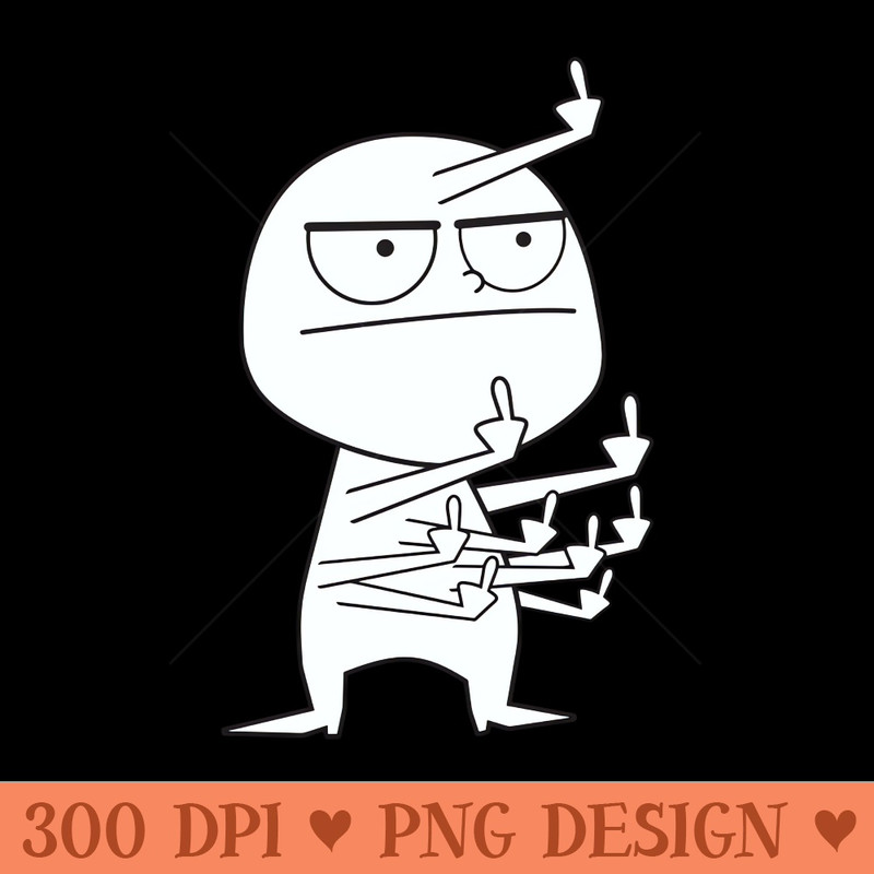 Middle Finger Maniac - PNG design downloads - Easy To Print And User Friendly Designs