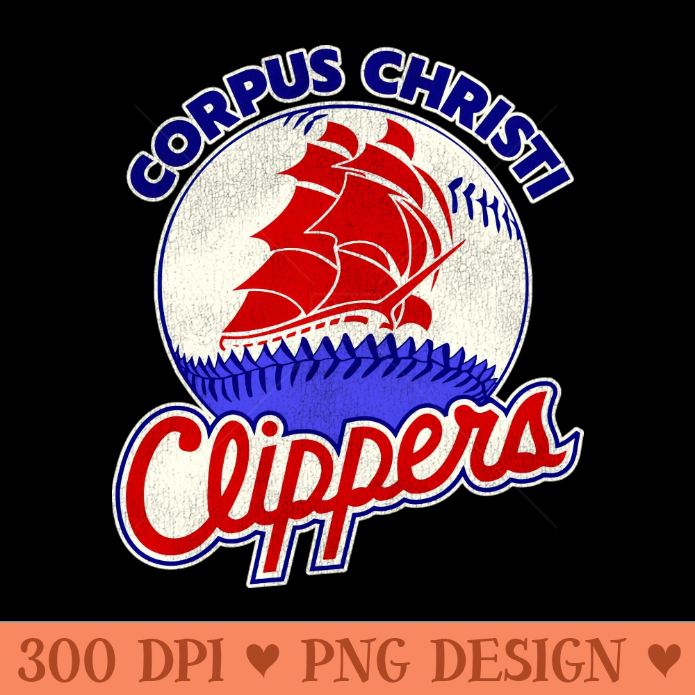 Defunct Corpus Christi Clippers Baseball Team - PNG Design Files - Unique And Exclusive Designs