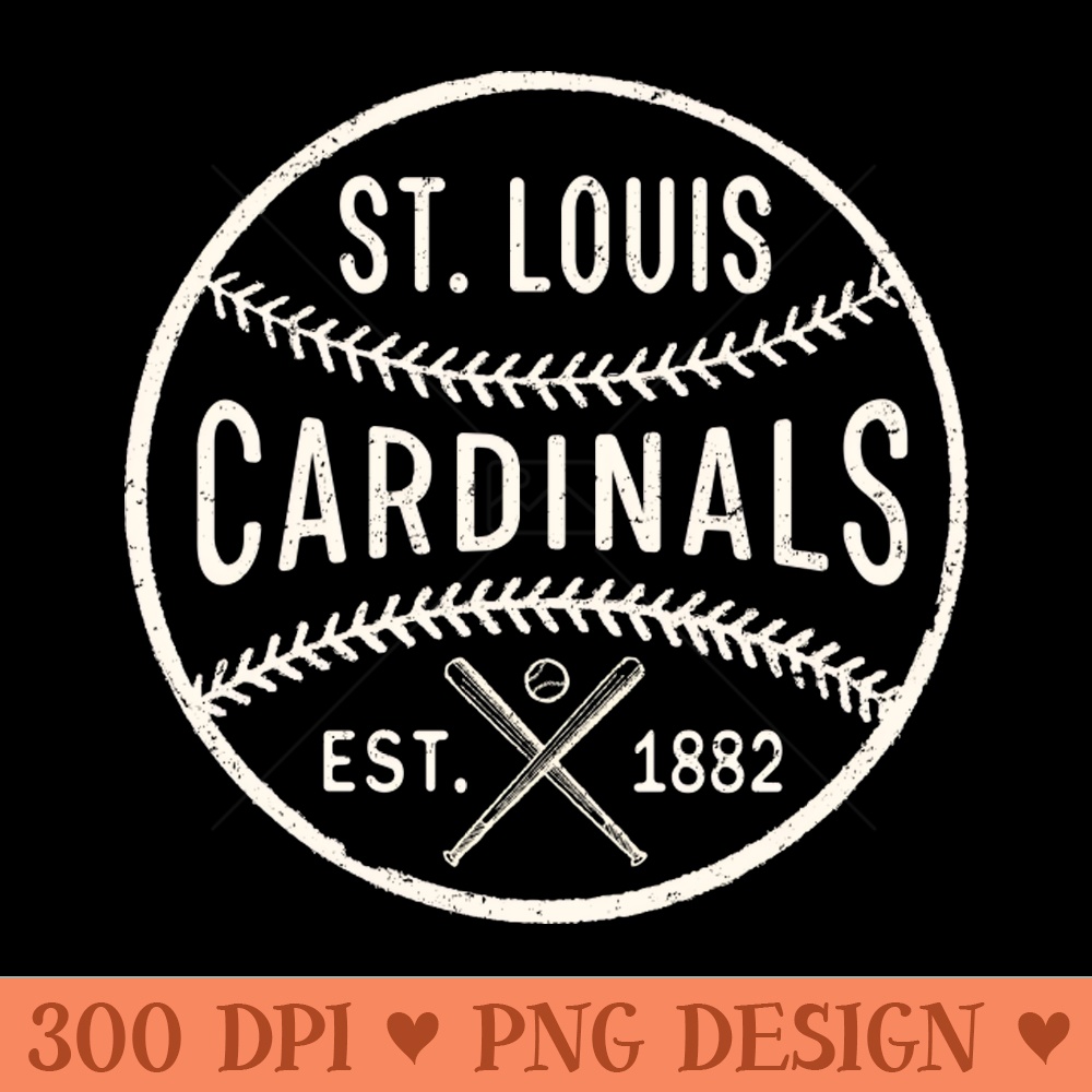 Cardinals Ball 1 by Buck - Digital PNG Artwork - Easy To Print And User Friendly Designs