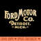 Vintage Ford Motor Company - PNG Clipart - Bring Your Designs to Life