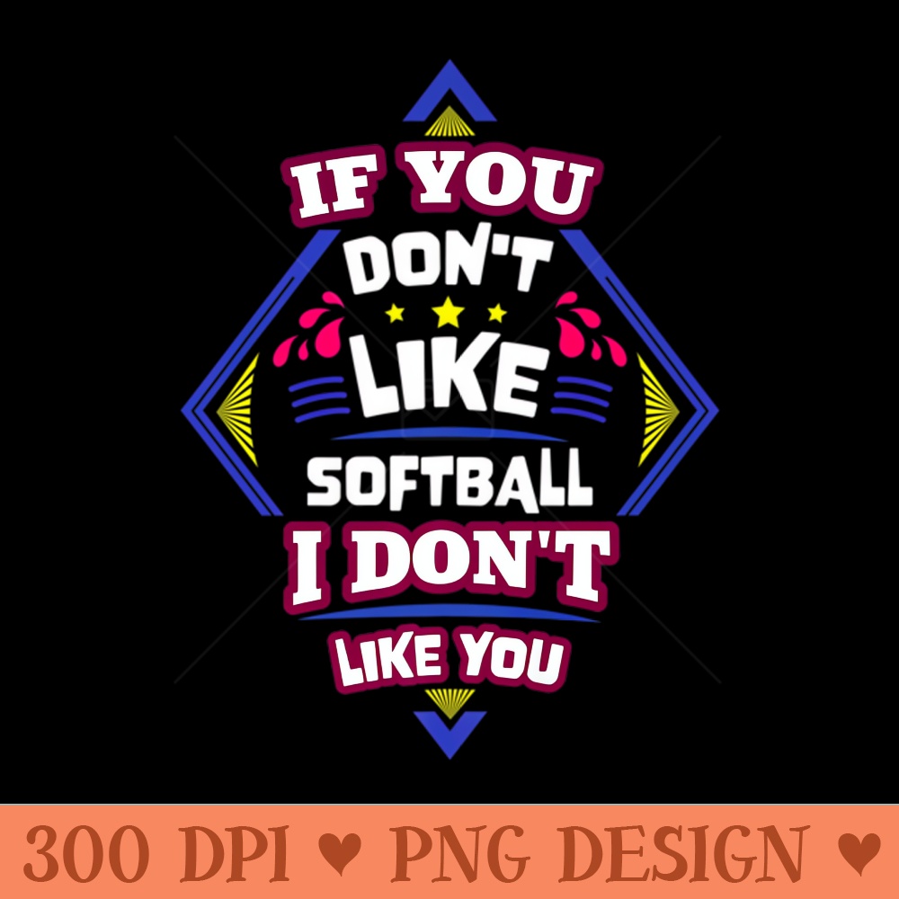 Like Softball Baseball Player - Digital PNG Artwork - Eco Friendly And Sustainable