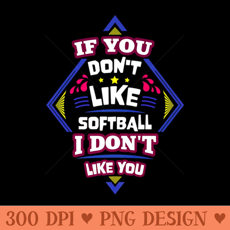 Like Softball Baseball Player - Digital PNG Artwork - Eco Friendly And Sustainable
