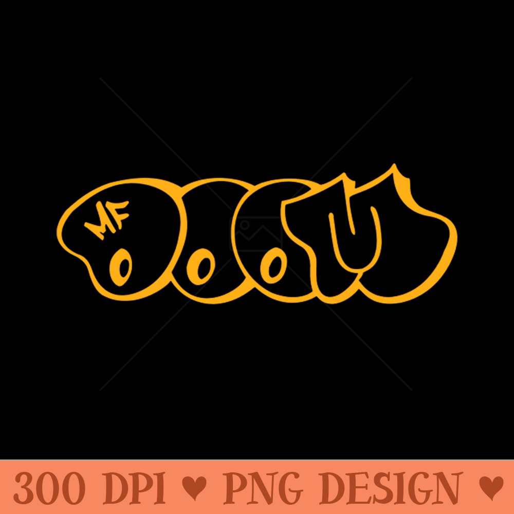 MF DOOM Fresh Orange - PNG Clipart - Bring Your Designs to Life