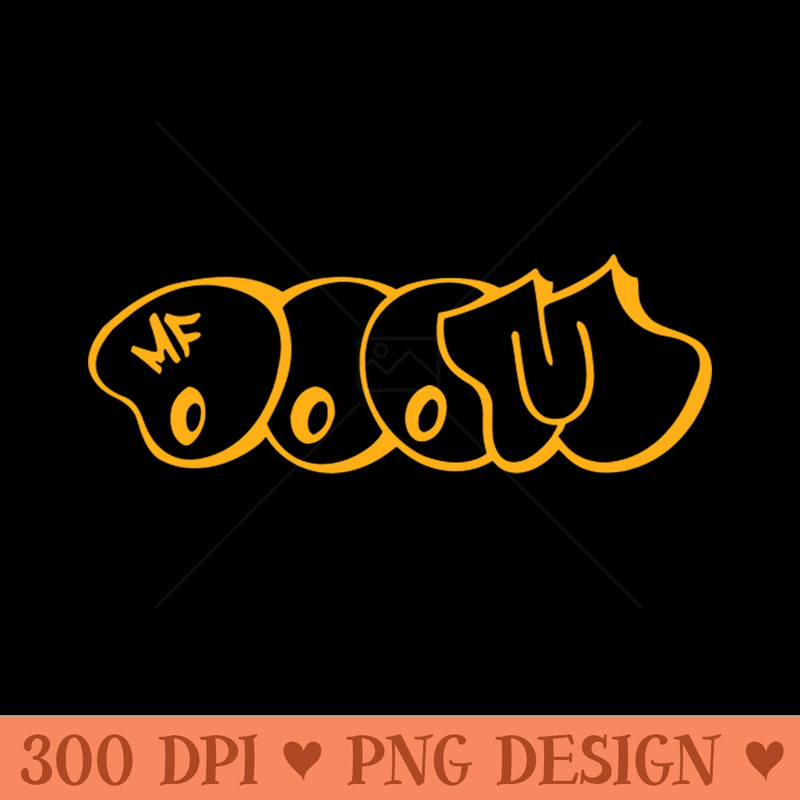 MF DOOM Fresh Orange - PNG Clipart - Bring Your Designs to Life