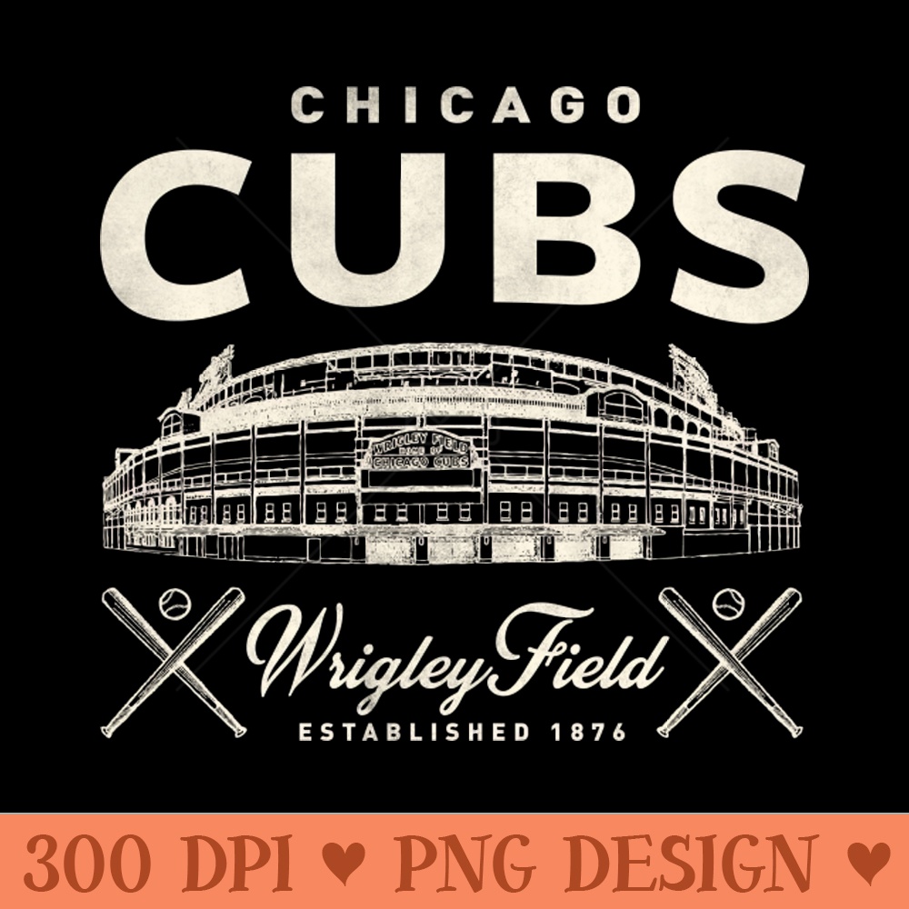 Cubs Wrigley Field 2 by Buck - PNG clipart download - Premium Quality PNG Artwork
