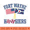 Defunct Fort Wayne Hoosiers Basketball Team - PNG Templates - Perfect for Creative Projects