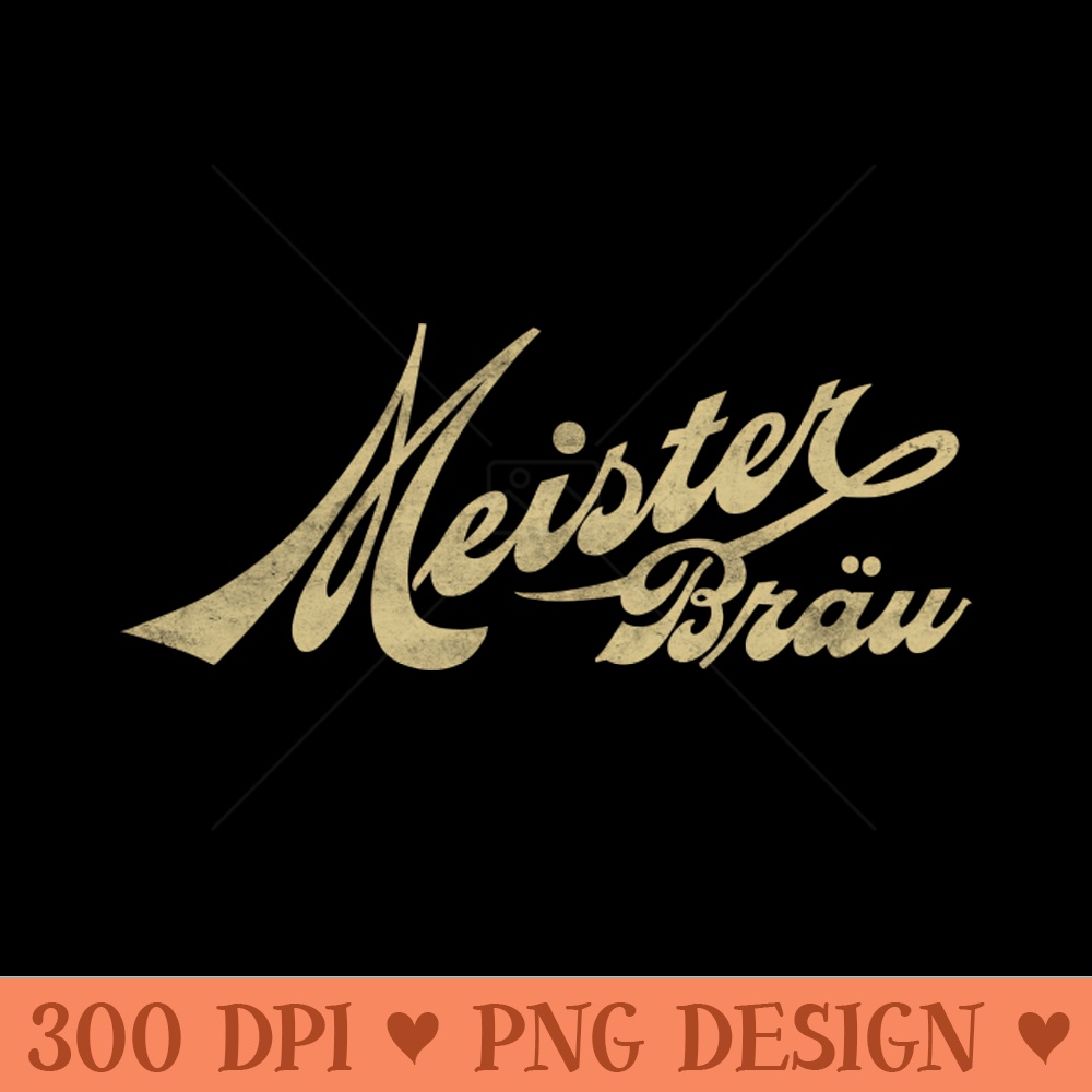 Vintage Meister Brau Beer - PNG Clipart - Easy To Print And User Friendly Designs