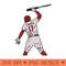 Rhys Hoskins Bat Slam - Digital PNG Artwork - Perfect for Personalization