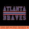 Atlanta Braves Baseball - Clipart PNG - Limited Edition And Exclusive Designs