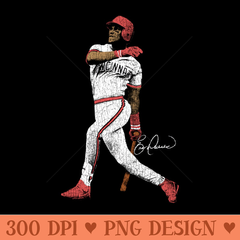 Eric Davis The Hit Man 1991 - Vector PNG download - Spice Up Your Sublimation Projects