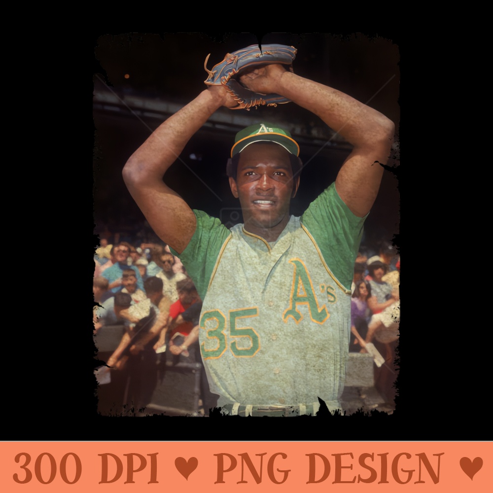 Vida Blue in Oakland Athletics - PNG clipart download - Enhance Your Apparel