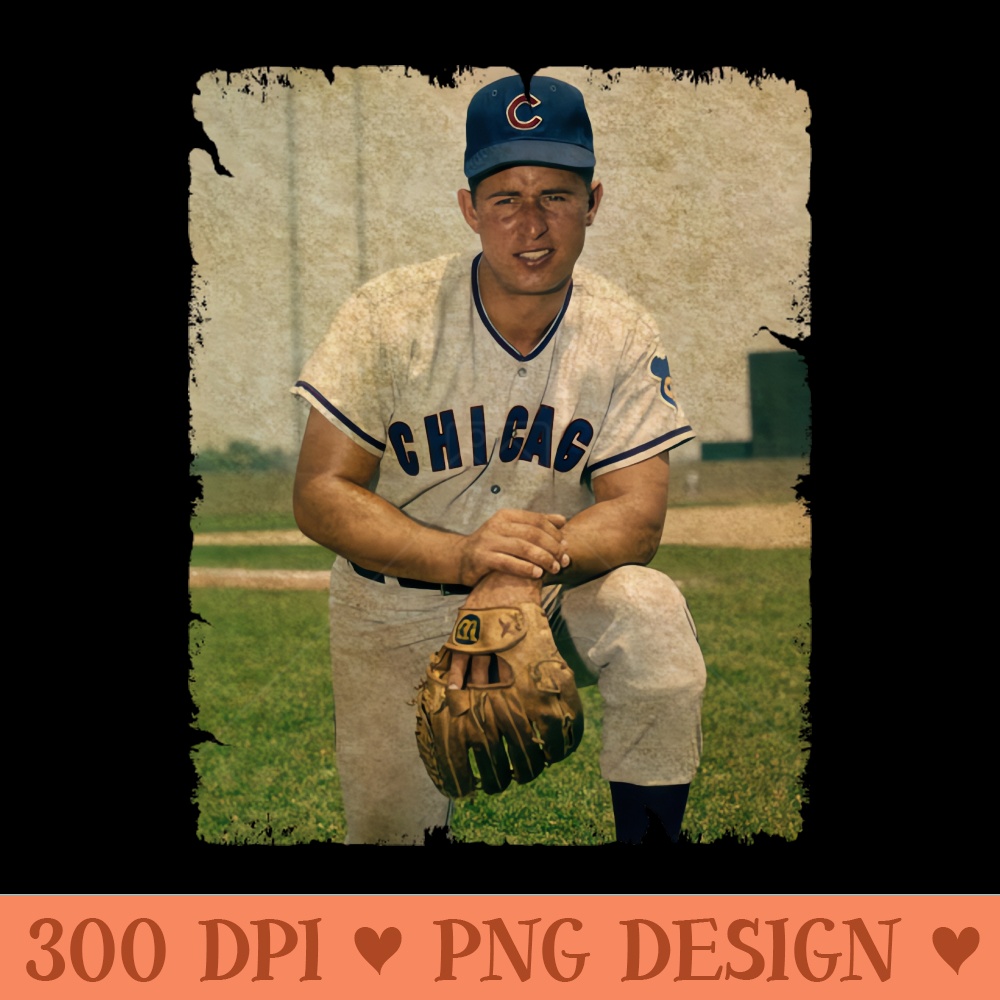 Ron Santo in Chicago Cubs - PNG graphics - Transform Your Sublimation Creations