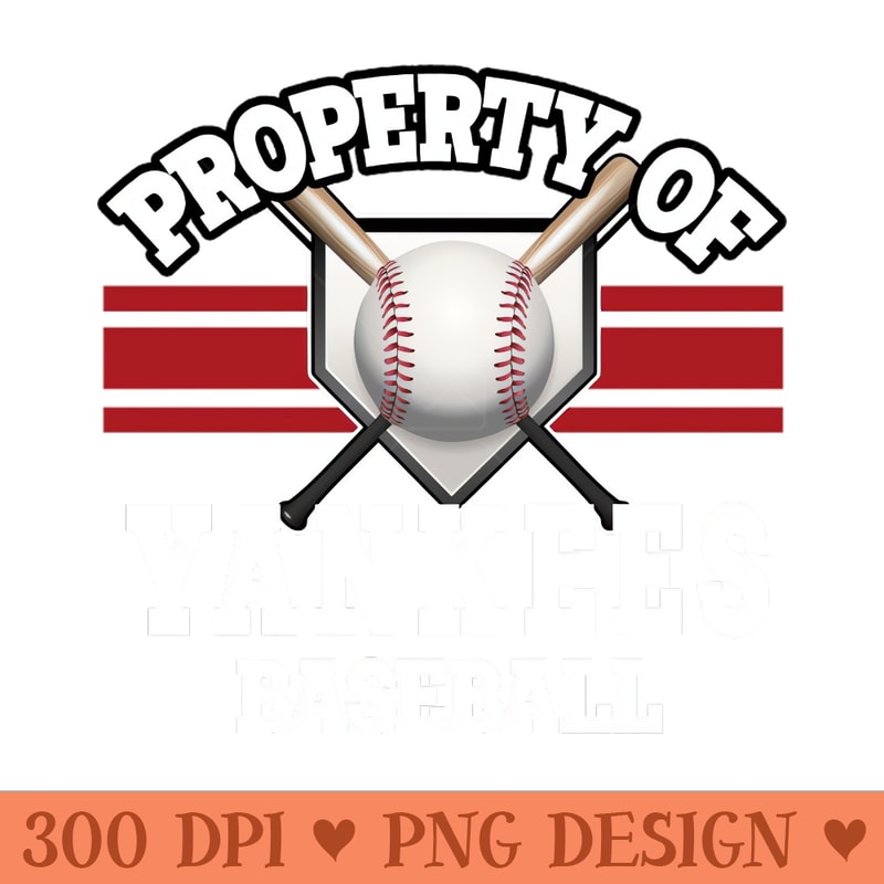 Proud Name Yankees Graphic Property Vintage Baseball - PNG Graphics - Perfect for Creative Projects