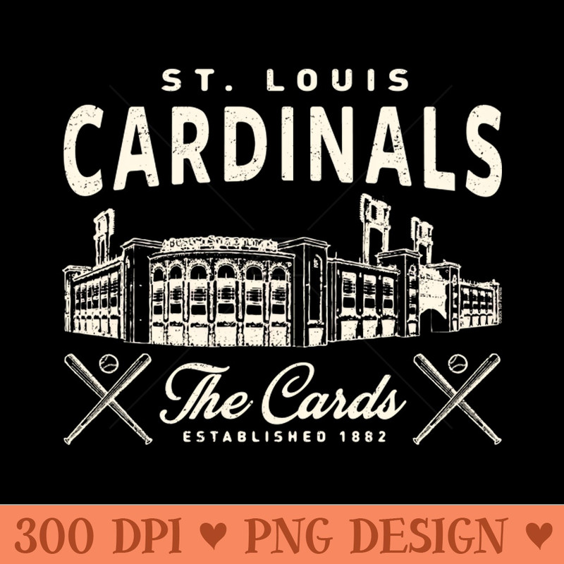 St Louis Cardinals 2 by Buck - High Quality PNG Files - Eco Friendly And Sustainable