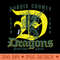 Dubois County Dragons - PNG download with transparent background - Perfect for Personalization