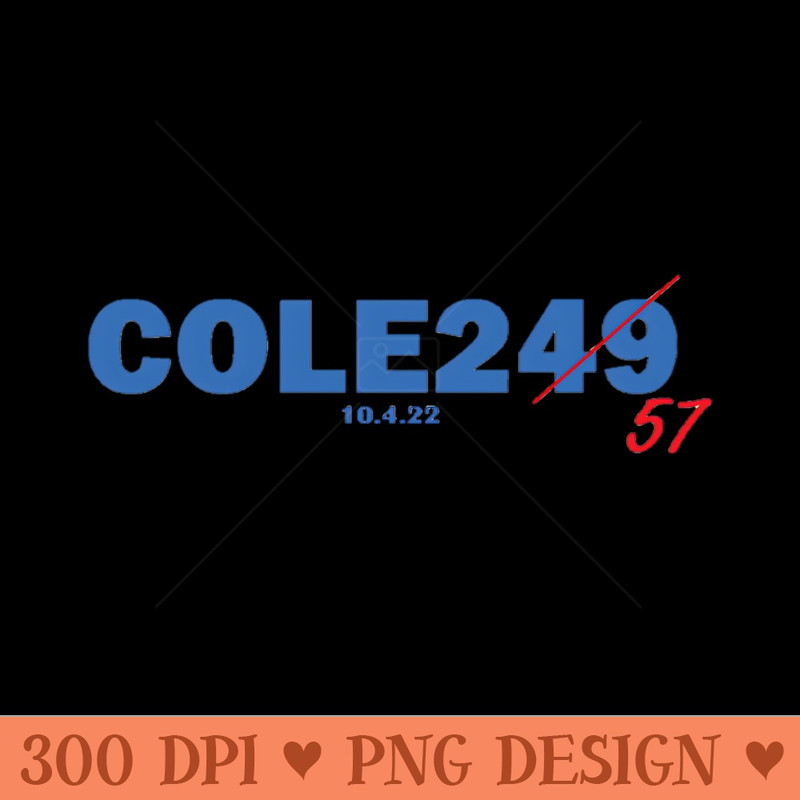Gerritt Cole 257 strikeout Design - Printable PNG Graphics - Create with Confidence