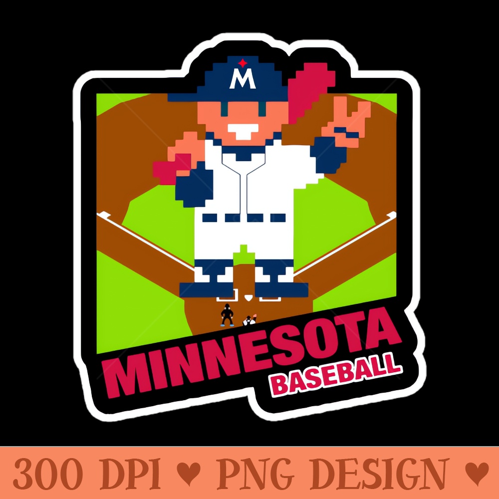 Twins Retro 8Bit RBI Baseball - Free PNG download - Quick And Seamless Download Process