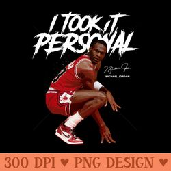 michael jordan i took it personal - png clipart download