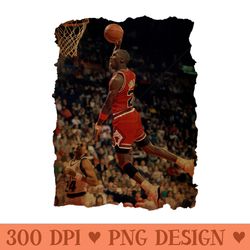 dunk michael jordan - design png template