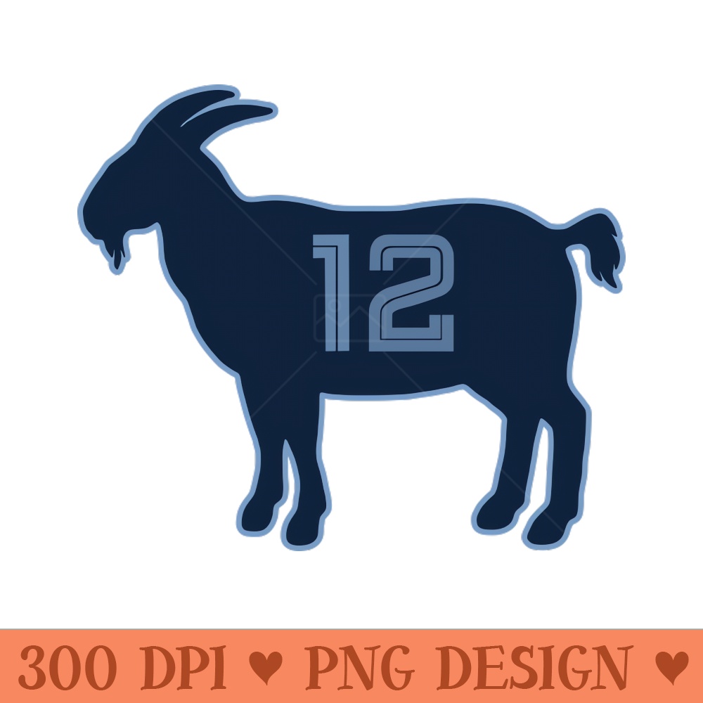 Ja Morant Memphis Goat Qiangy - High Resolution PNG download - Perfect for Sublimation Mastery