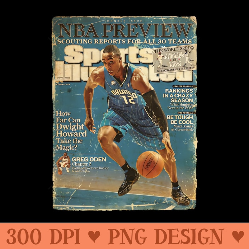 COVER SPORT SPORT ILLUSTRATED HOW FAR CAN DWIGHT HOWARD - Clipart PNG - Eco Friendly And Sustainable