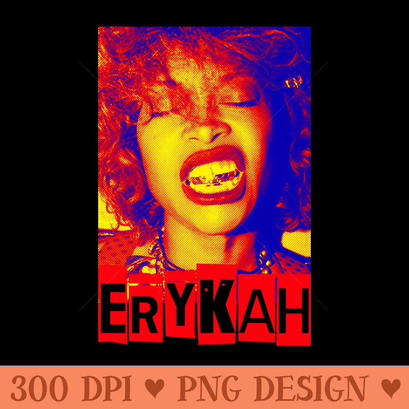 ERYKAHVintage Halftone - PNG design assets - Stunning Sublimation Graphics