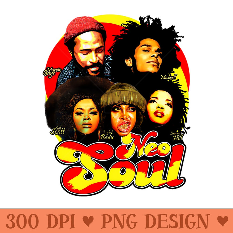 Greatest Neo Soul Retro - PNG download - Transform Your Sublimation Creations