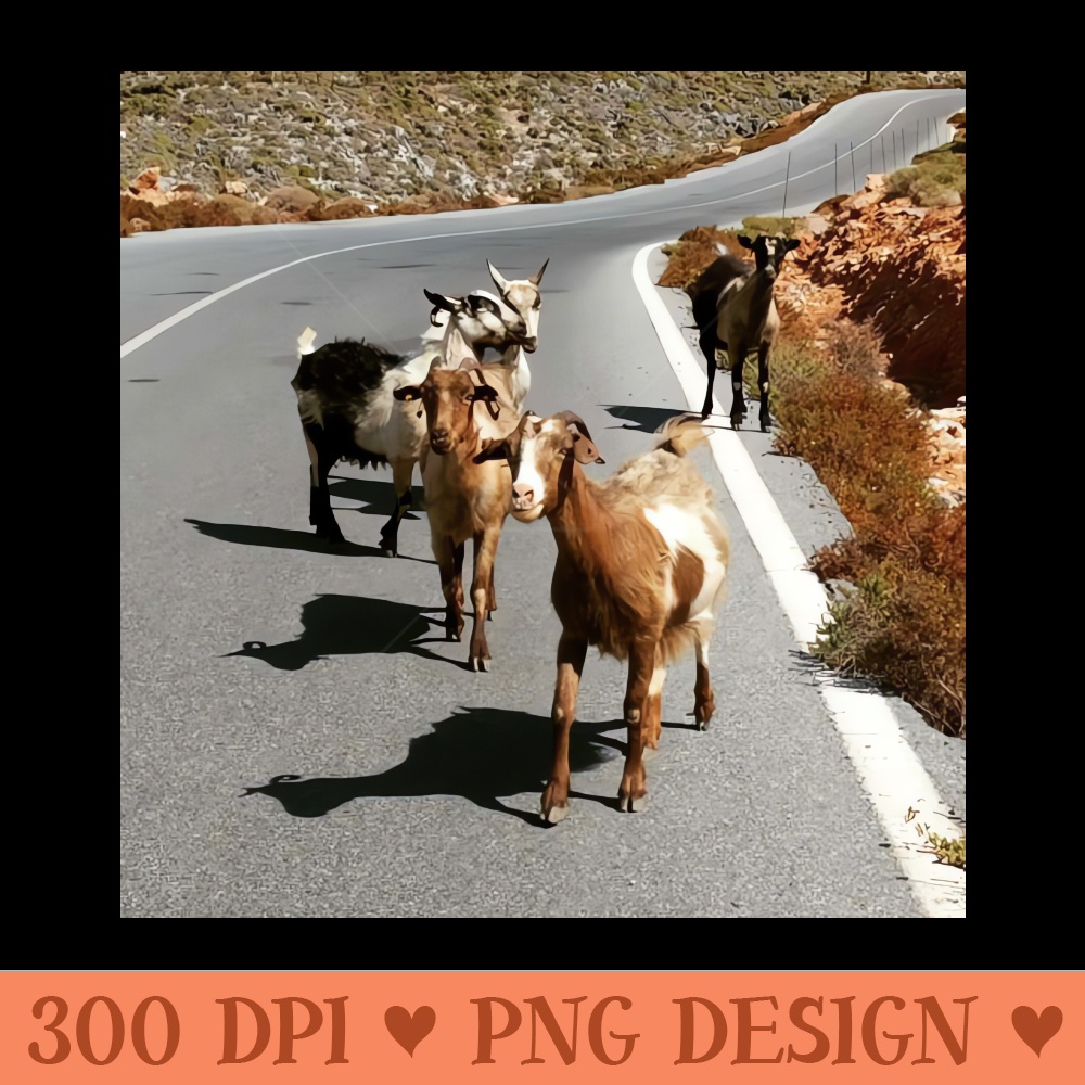 Funny Goat - PNG graphics - Bold & Eye Catching