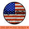Erykah Badu USA Flag Vintage Style - PNG Graphics - Spice Up Your Sublimation Projects