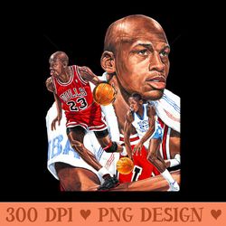 art michael jordan - unique sublimation png download
