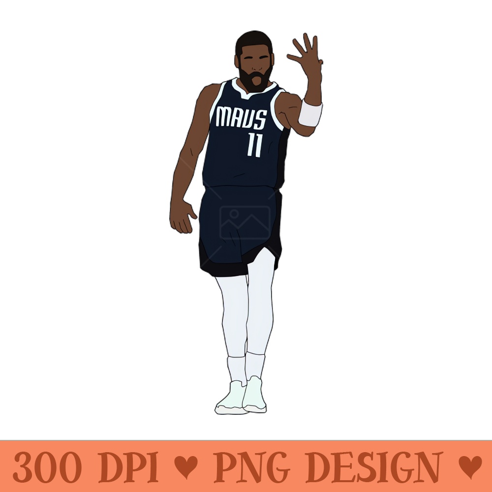 Kyrie Irving Game Winner Celebration - PNG Art Files - Instant Access To Downloadable Files