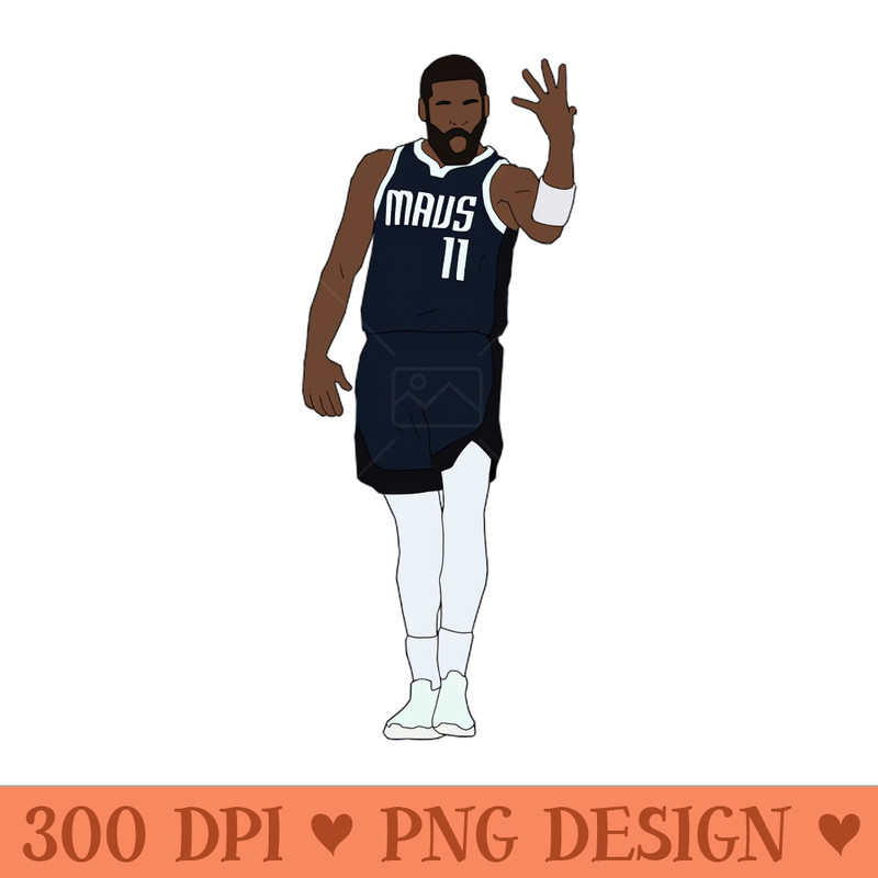 Kyrie Irving Game Winner Celebration - PNG Art Files - Instant Access To Downloadable Files