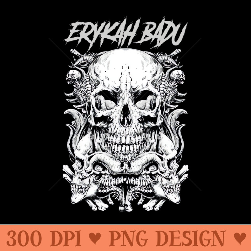 ERYKAH BADU BAND MERCHANDISE - Modern PNG designs - Trendsetting And Modern Collections