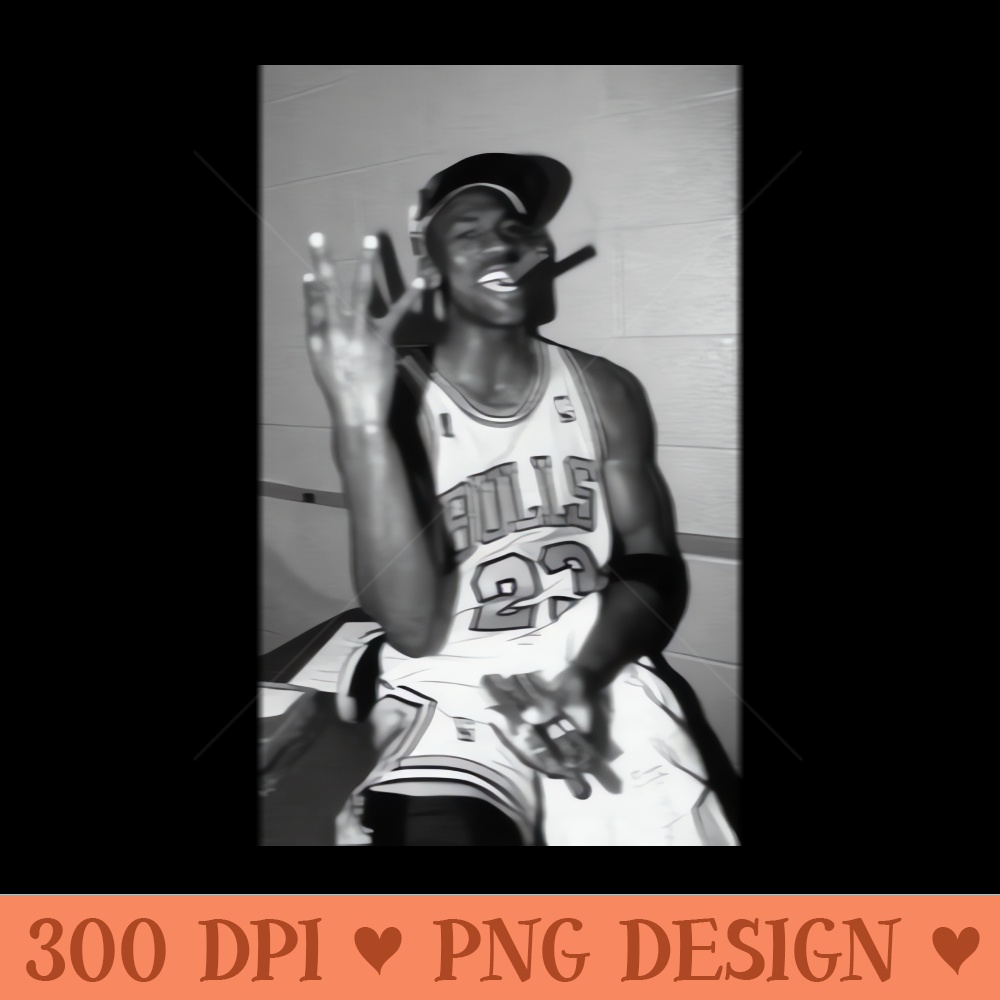 Michael Jordan Blurred Painting - Free PNG download - Premium Quality PNG Artwork