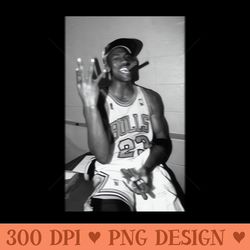 michael jordan blurred painting - free png download