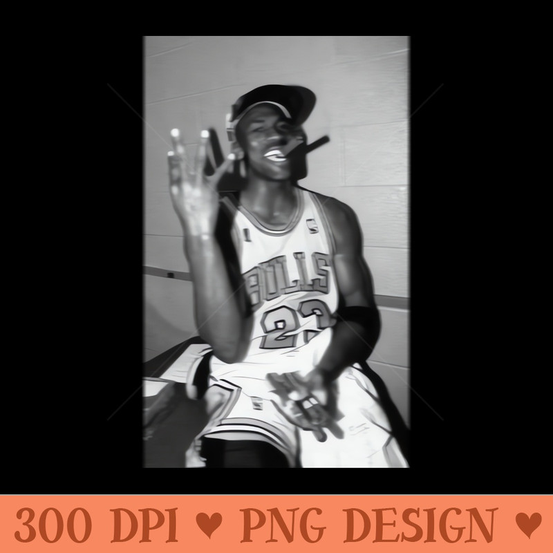 Michael Jordan Blurred Painting - Free PNG download - Premium Quality PNG Artwork