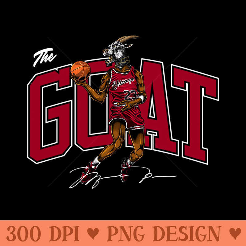 Michael Jordan 23 Goat - Transparent PNG Clipart - Revolutionize Your Designs