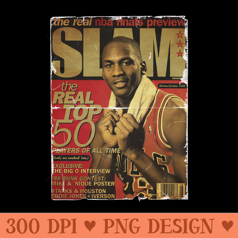 The Real Top Players Vintage Cover Style - High Quality PNG Files - Unique And Exclusive Designs