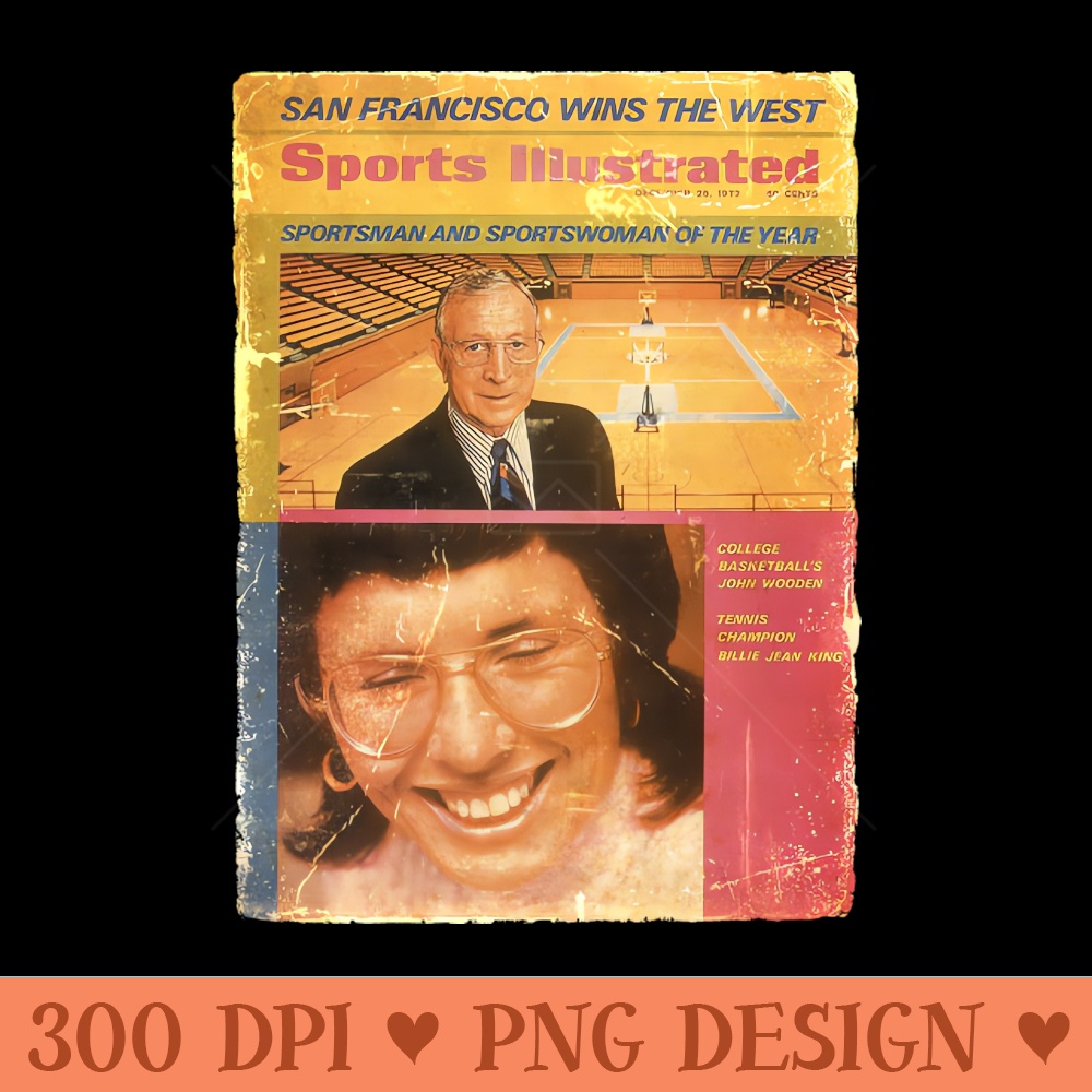 COVER SPORT SPORT ILLUSTRATED BILLIE JEAN KING - Transparent PNG download - Quick And Seamless Download Process