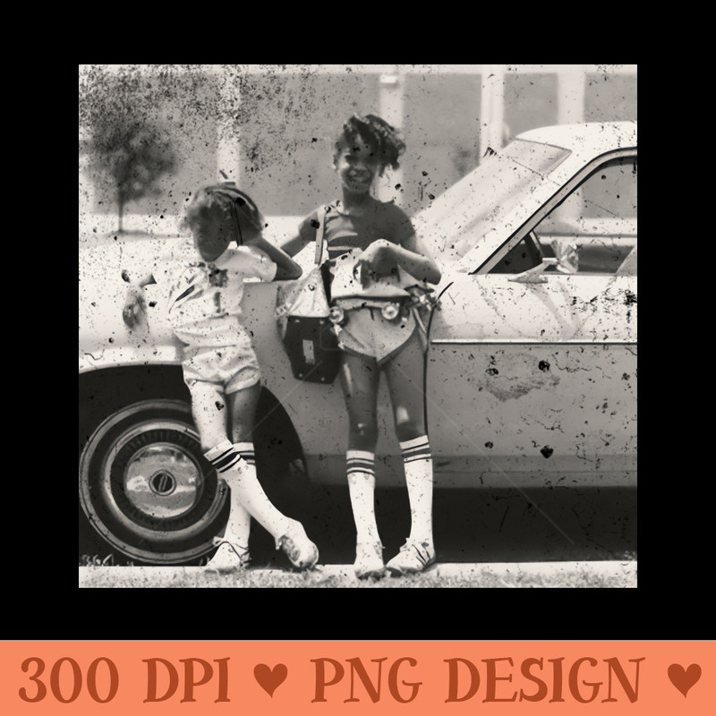 VINTAGE ERYKAH YOUNG KIDS - PNG download for graphic design - Eco Friendly And Sustainable