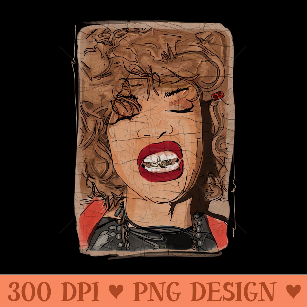 Erykah Badu Watercolor Vintage - Trendy PNG Designs - High Resolution And Print Ready Designs