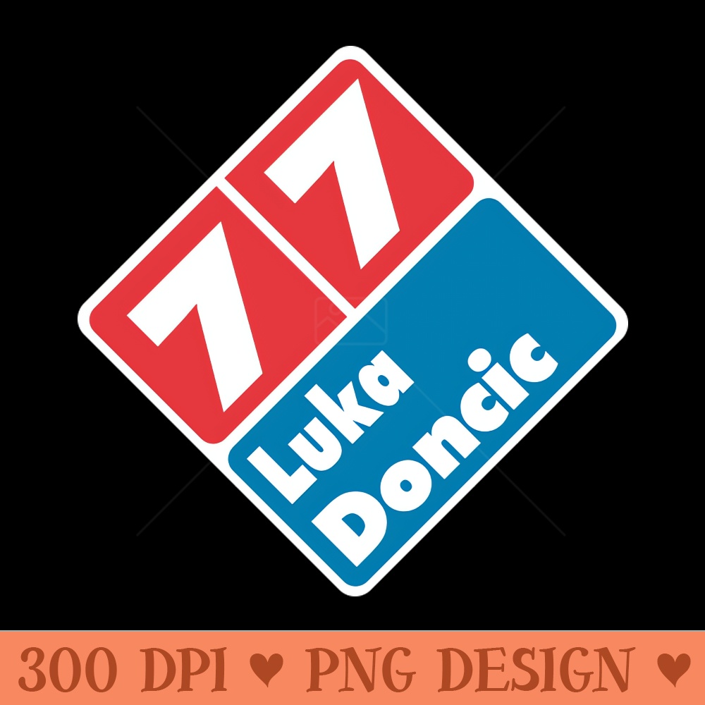 Luka Doncic Dominos Pizza Mashup - High Resolution PNG image download - Perfect for Creative Projects