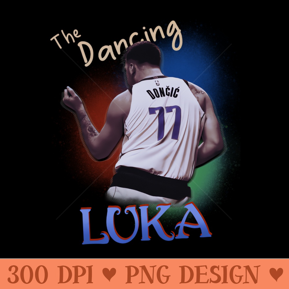THE DANCING LUKA - PNG download with transparent background - High Resolution And Print Ready Designs