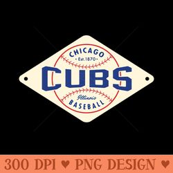 chicago cubs diamond 2 by buck originals - design png template