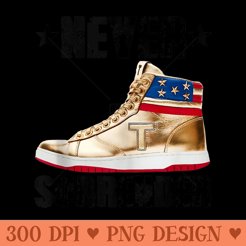Donald Trump Sneakers USA Election Republican - Exclusive PNG designs - Eco Friendly And Sustainable